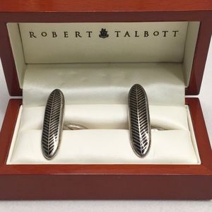 Robert Talbott sterling .925 herringbone links